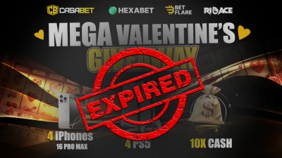 MEGA VALENTINE'S GIVEAWAY (Extended): 10xCash, 4 iPhones 16 Pro max, 4 PS5